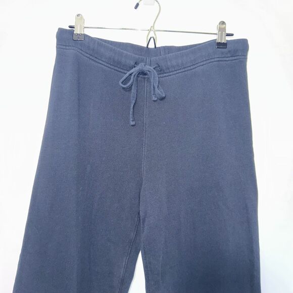 Frank&Eileen Cropped Wide Leg Sweatpant - Navy Melange S - Picture 5 of 10